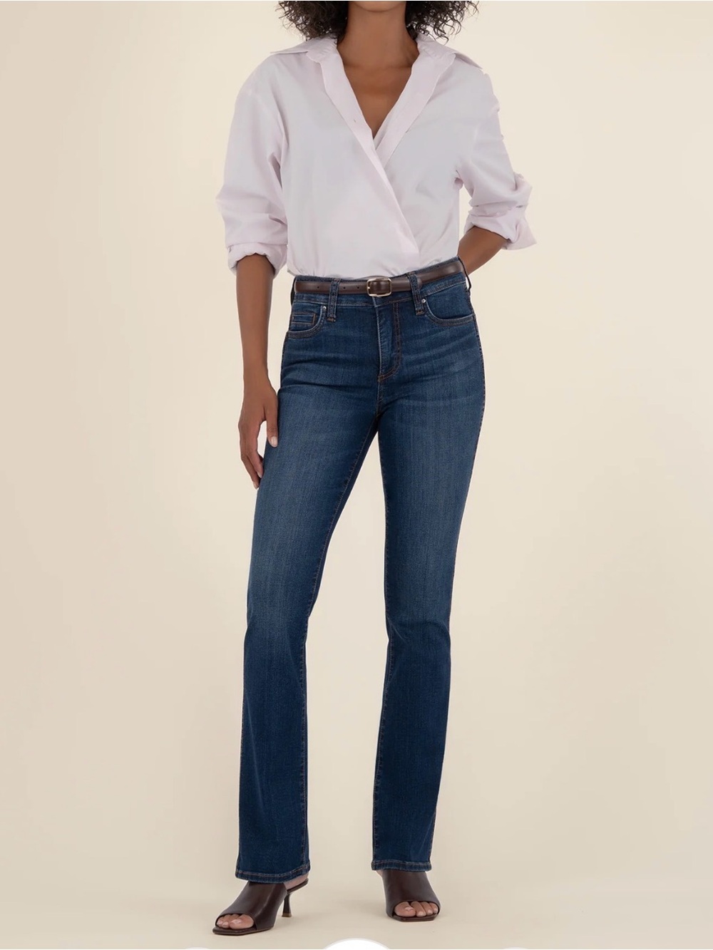 Kut From The Kloth High Rise Natalie Fab Ab Bootcut Jeans 8P